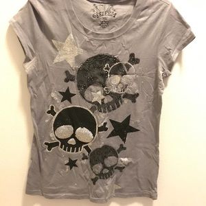 Self Esteem gray t shirt